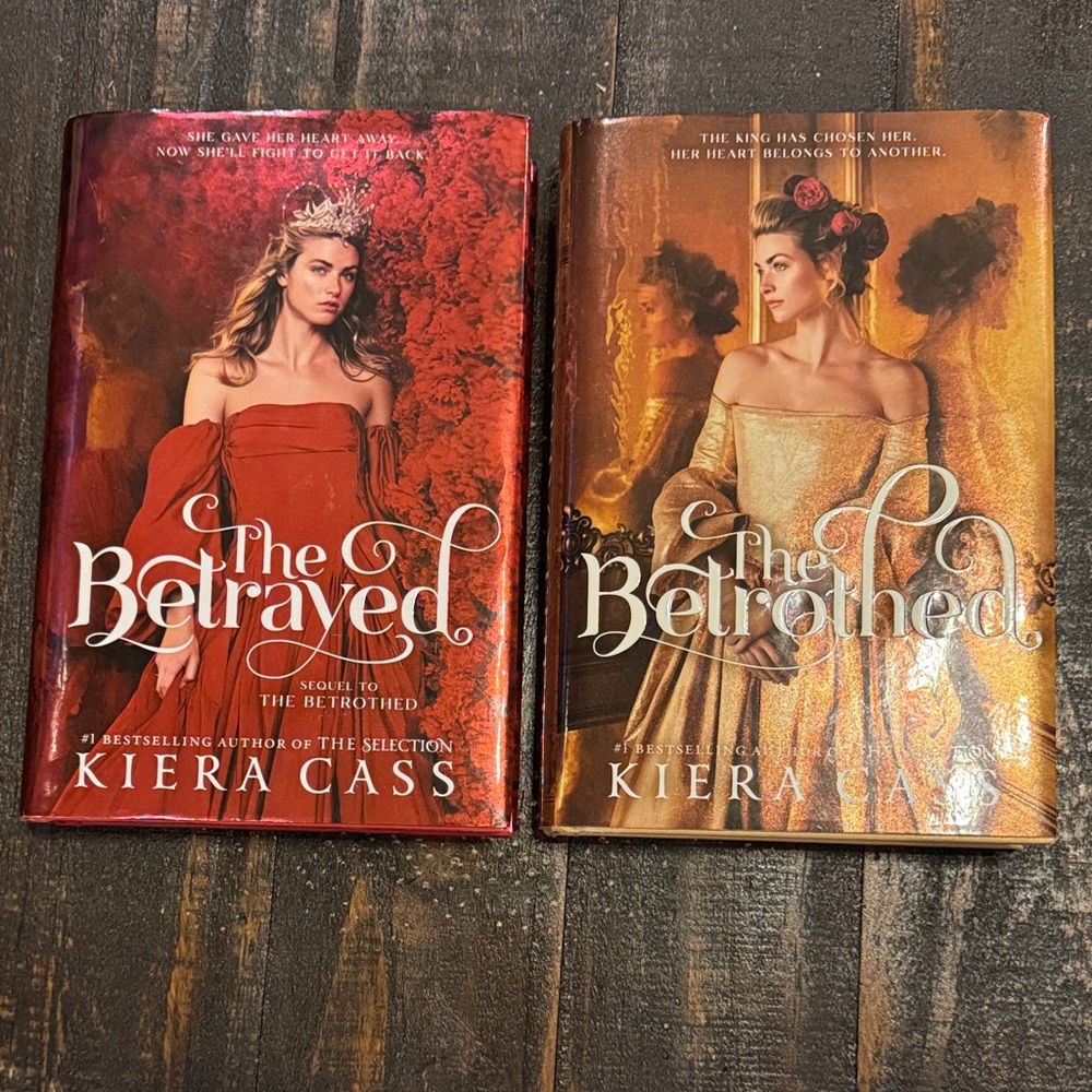 The Betrayed and The Betrothed Hardcover Books Duology by Kiera Cass